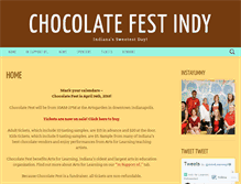 Tablet Screenshot of chocolatefestindy.com